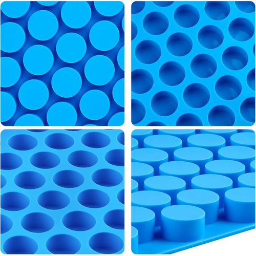 Round Candy Molds Silicone Molds for Hard Candy, Gummy, Caramels, Chocolate, Ganache, Ice Cubes, 220 Cavity