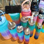4Pcs Set Sports Water Bottle Sports Outdoor