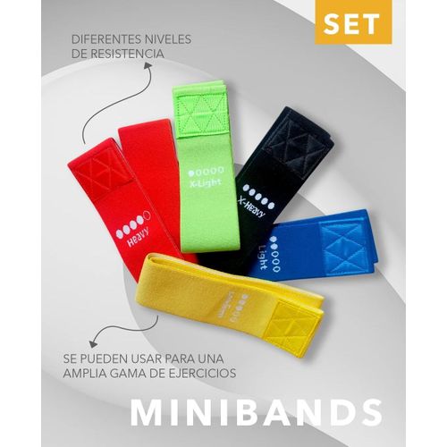 5-Level FABRIC Resistance Bands Sets with Different Hip Circle for Exercise / 5pc Resistance exercise Bands