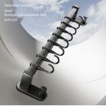 Knife rack with rod, chopstick storage rack, wall-mounted cutlery rack