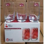 Nice One Set Of 6pcs 290ML Highball Glass Cups Wine Water Glasses (HS5303 GLASS CUP)