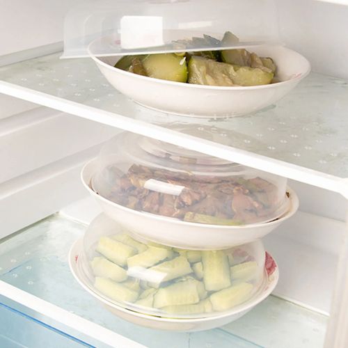 12pcs Microwave Safe Cover Dish Plate Lid Hot Food Lids For Kitchen