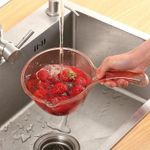 1Pc Transparent Long Handle Water Scoop - Durable, Fall-Resistant &amp; Versatile For Kitchen, Bathing, Cleaning &amp; More