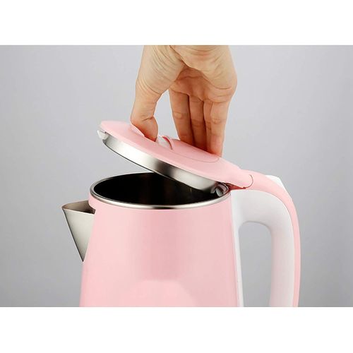 RAF Electric Kettle,Stainless Steel Electric Kettle Cordless Tea Kettle Electric 2L 1500-2000W Fast Boiling Boil-Dry Protection Bpa-Free Keep Warm Function Energy Efficient,Blue,One Size Practical
