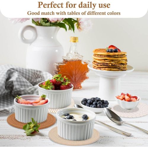 Flushrenic Mats Set for Hot Dishes,Anti Stain Hot Pads Plate,Heat Resistant Mat Protect Counter,Hot Pads for Hot pots and Pans,Hot Pot Holders Set