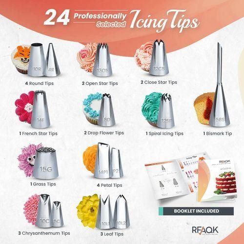 700PCs Cake Decorating Supplies Kit With Baking Supplies