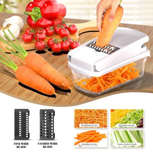 15 in 1 multifunctional vegetable cutter, kitchen vegetable chopper, potato slicer