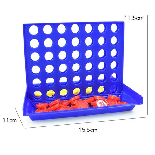 Arsuxeo Connect 4 In A Line Board Game Family Board Game Toys Children Thinking Training Puzzle Toys Mini Chess Kids Toys