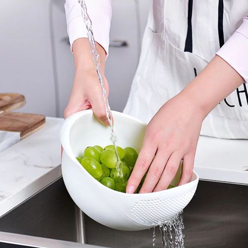 Multi-purpose Rice Drainage Basket And Fruit And Vegetable Drainage Sieve