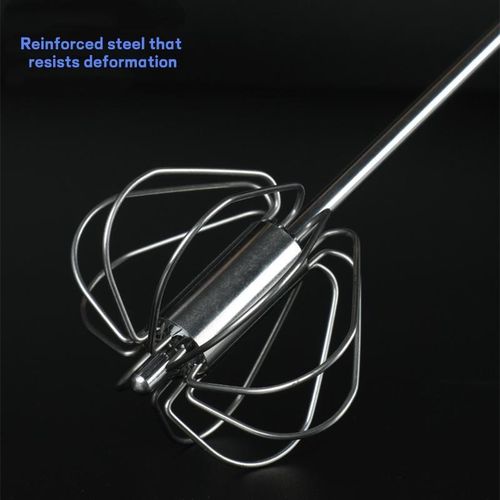 Stainless Steel Semi-Automatic Rotary Egg Beater Cream and Egg Mixer