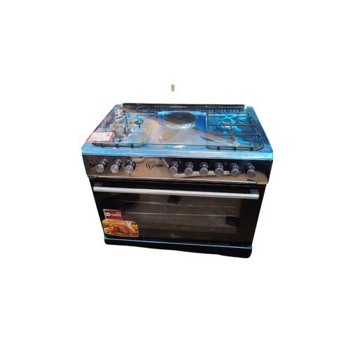 Roch 60×90  Cooker 4 Gas + 2 Electric Plates, Electric Oven