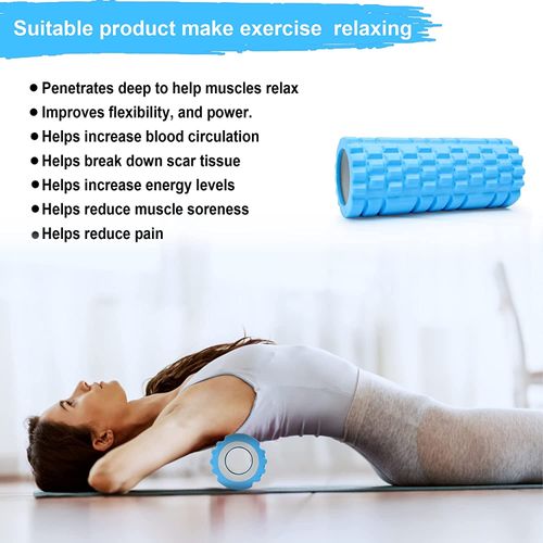 Foam Roller; Legs And Muscles -Deep Tissue Massage/Recovery