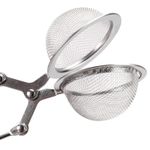 Snap Ball Filter – 1PCS Steel Mesh Infuser for Tea &amp; Dental Tools (Autoclavable, Fine Mesh)