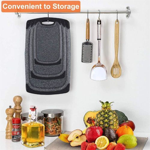 3pcs Kitchen Double Sided Cutting Board