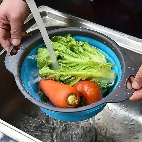 3pcs Retractable Foldable Vegetable Washing Basket