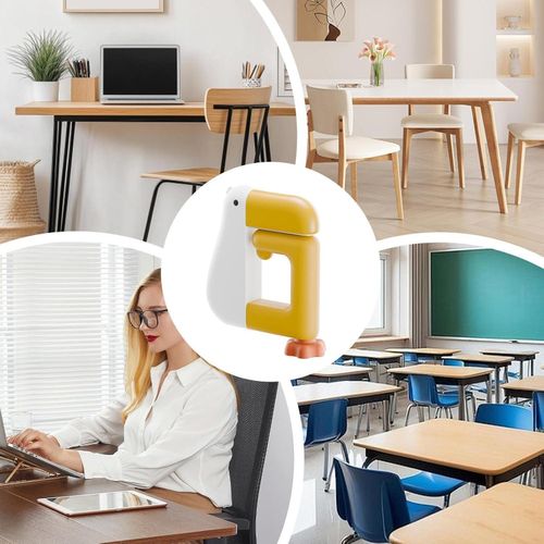 Foldable Bag Hook Purse Holder for Table, Portable No-Paste Desk Clamp Hanger with Anti-Slip Design, Sturdy Metal Hook for Hanging Handbag/Backpack/Tote (Home/Office/Travel)