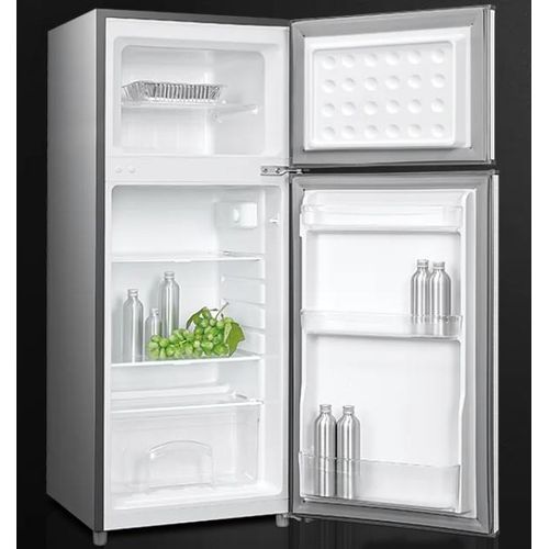 K-Elec 125 Litres Double Door Top Mount Fridge De-Frost Refrigerator With Ice Cube Tray | Model KR20-TM-DFC | 36 Months Warranty + Free Fridge Guard
