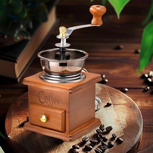 Manual coffee grinder, coffee bean grinder, hand-operated grinder