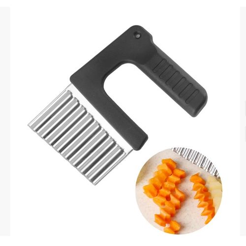 French Fries Cutter Potato and vegetable Slicer Wavy Edged