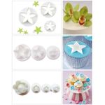 33pcs bake tool flower plunger fondant mold cutter