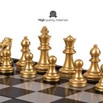 Magnetic Travel Chess Set Portable Folding Board With Extra Queens For All Ages