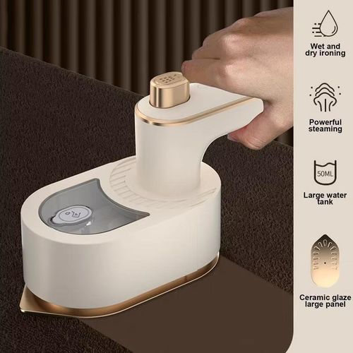 Handheld hanging iron, small folding iron, portable iron for home and dormitory use, portable steam iron