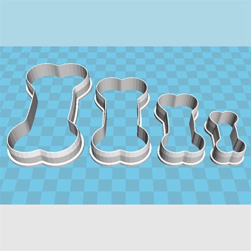 Four Specifications Puppy Favorite Cartoon Small Bones Plastic Mold Cake Fondant Tools Cookie Sushi And Fruits Cutters