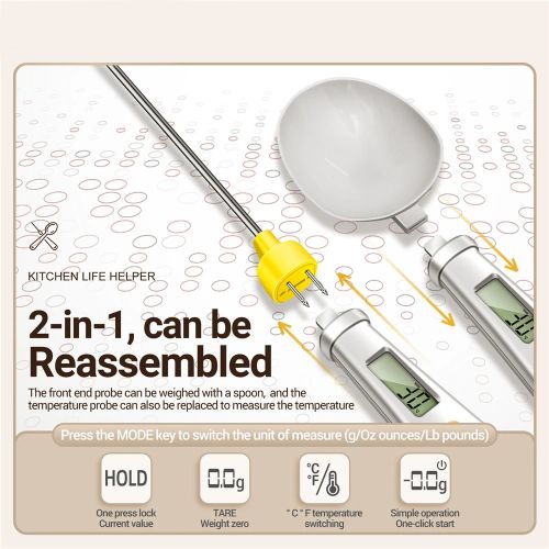 2 In 1 Electronic Measuring Spoon/Thermometer Kitchen Gadgets
