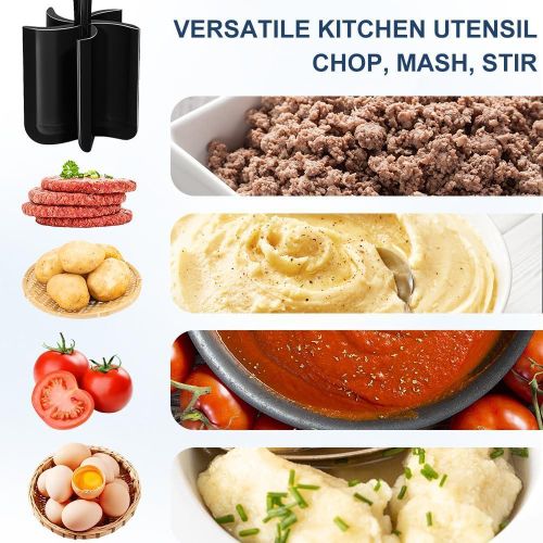 Multifunctional Meat &amp; Potato Masher, Ground Beef Smasher, Heat-Resistant Kitchen Tool