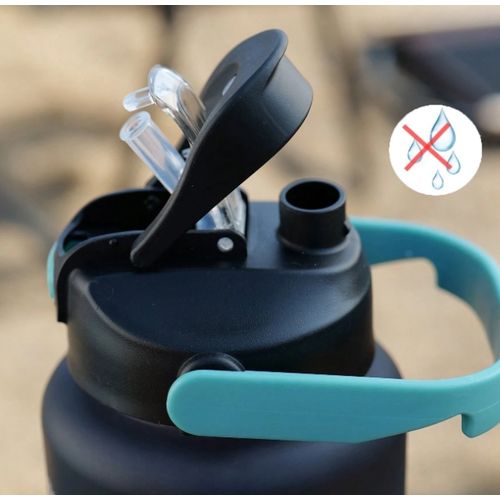 3 Pcs Motivational Sports Bottle,2000ml/800ml/300ml, BPA-Free Sports Bottle