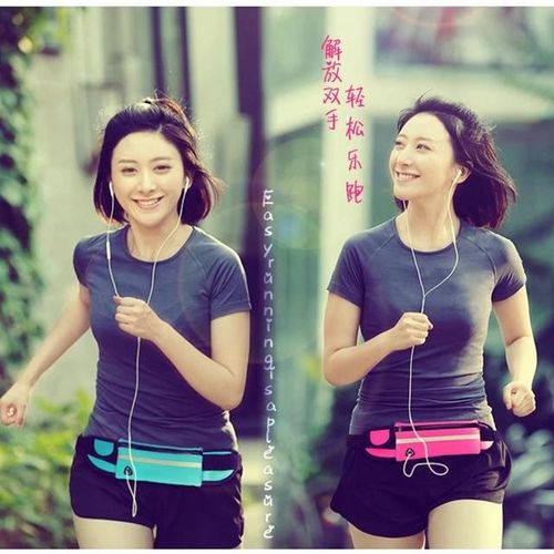 Adjustable Gym Bag Waterproof Sports Bag Running Waist Bag Pocket Running Cycling Jogging Waist Belt Pack Phone Pouch Pocket