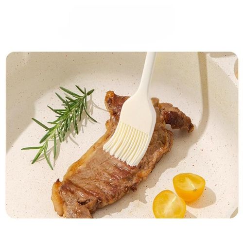 4pcs Mini Kitchen Baking Tools Set - Small Silicone Spatula, Whisk, Brush for Non-Stick Cookware