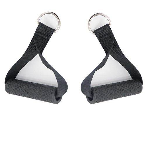 Fitness biceps brace accessories (double-ended rope + resistance band + ankle strap + hook)