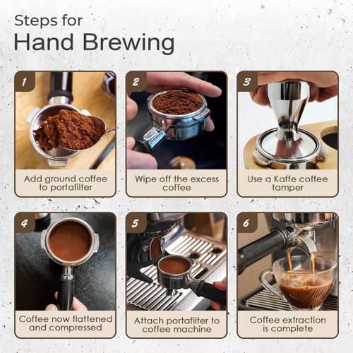 Flushrenic Coffee tools,Coffee Tamper 51mm, Espresso Tamper,Stainless Steel Coffee Tamper,Premium Coffee Press Tool ,Espresso Accessories for Barista,Ground Coffee Hand Tamper for Espresso Machine
