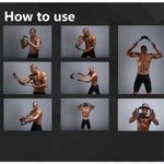 TodyJeyHo Chest Workout, Body Toning Kit, 40-100lb Adjustable Chest Workout Equipment, Portable Spring Resistance Home Fitness Equipment, Detachable Design