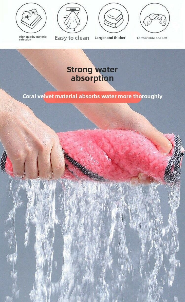 Ten absorbent kitchen rags