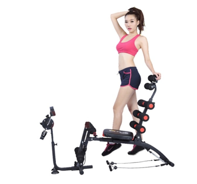 6 Pack Care Six Pack ABS Fitness Machine With Pedals