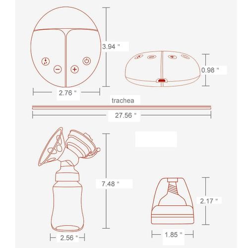 DOUBLE ELECTRIC BREAST PUMP MILK