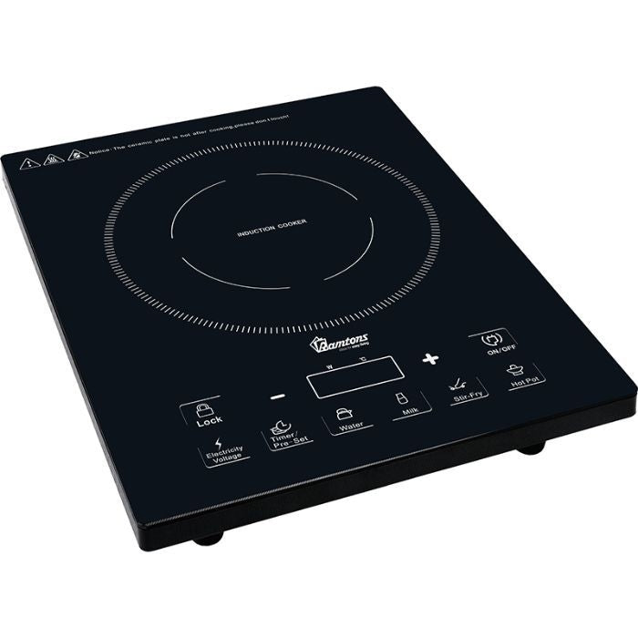 Ramtons RM/381 - Induction Cooker + FryPan - Black (1YR WRTY)