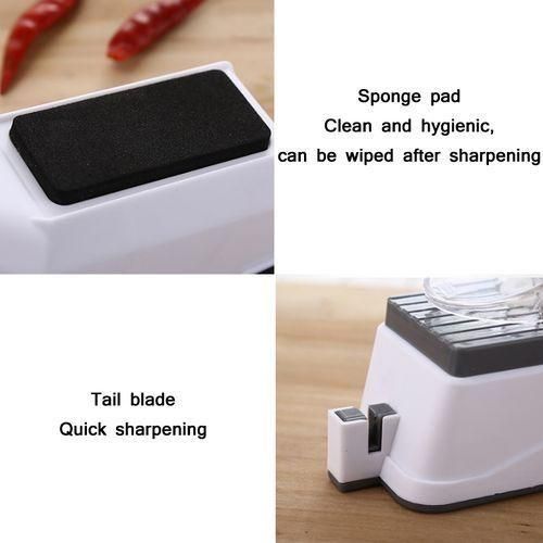 Kitchen Electric Double Sided Kn ife Sharpen er, Specification: USB Plug
