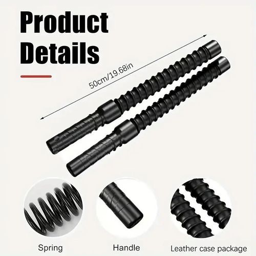 2 Heavy-Duty Cordless Hammers for Fitness Training - Black