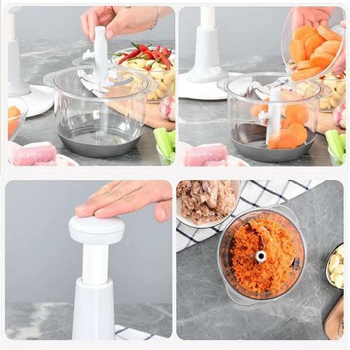 Manual Vegetable Mincers Press Type Household Garlic Meat Cutter Grinders Whisk