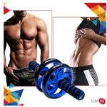 Tummy Trimmer+ ABS ROLLER With Small Mat + Skipping Rope-(all Three Items)Tummy Trimmer Portable Belly Slimming Foot Pedal Abdomen Leg Exerciser Elastic Sit Up Abdomen Gym
