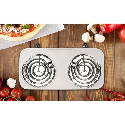Double Burner Hot Plate Electric Cooking Stove