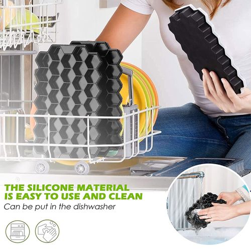 Small Silicone Ice Cube Tray With Removable Lid