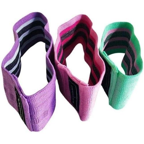 3 Pcs Yoga elastic training band Elastic squat resistance band Hip fitness tension band