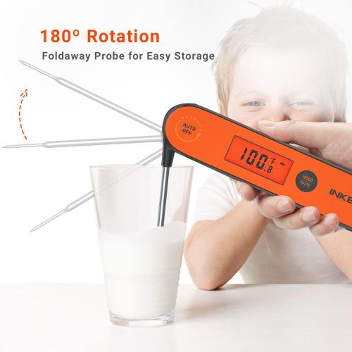 Inkbird Digital Instant Read Food Thermometer Meat Probe for Cooking Frying