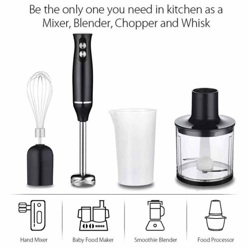 TodyJeyHo Manual Mixer, Milkshake Mixer, Meat Grinder, and Four In One Household Handheld Juicer