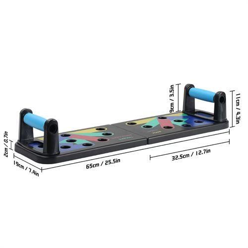 9in1 push up board, portable home professional fitness equipment, abdominal and push up stand, muscle exercise tools, sports equipment, remote fitness
