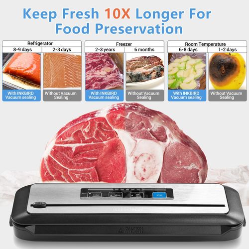 Inkbird Vacuum Sealer Machine Automatic Sealing for Food Preservation Storage